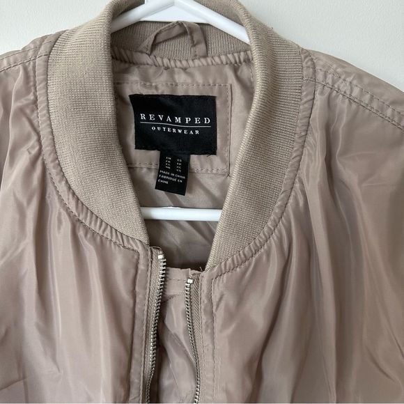 Beige cargo bomber jacket xs - Picture 6 of 6